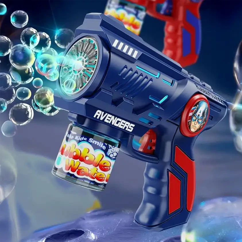 Пістолет із мильними бульбашками Bubble Gun Super Hero Пістолет із мильними бульбашками Bubble Gun Super Hero
